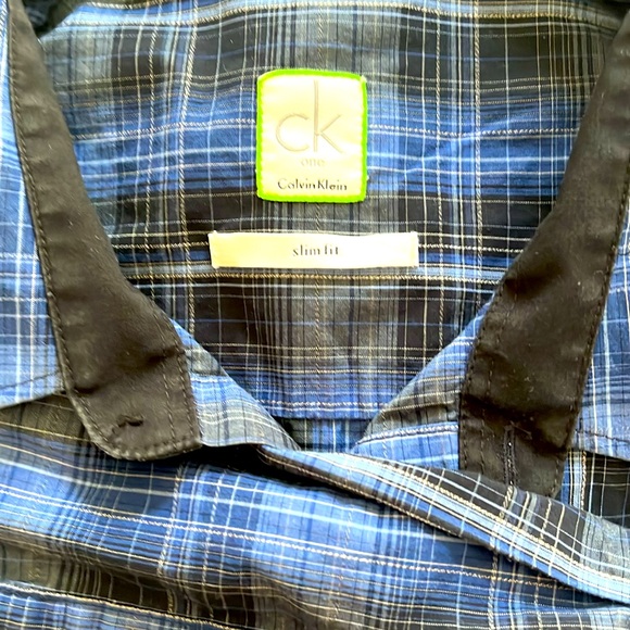 Calvin Klein Plaid Shirt - Picture 2 of 2